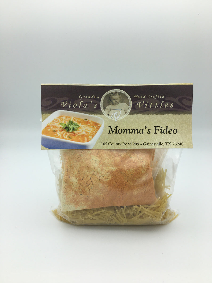 Mommas Fideo Violas Vittles