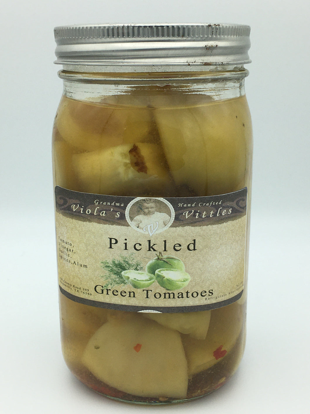 Pickled Green Tomato